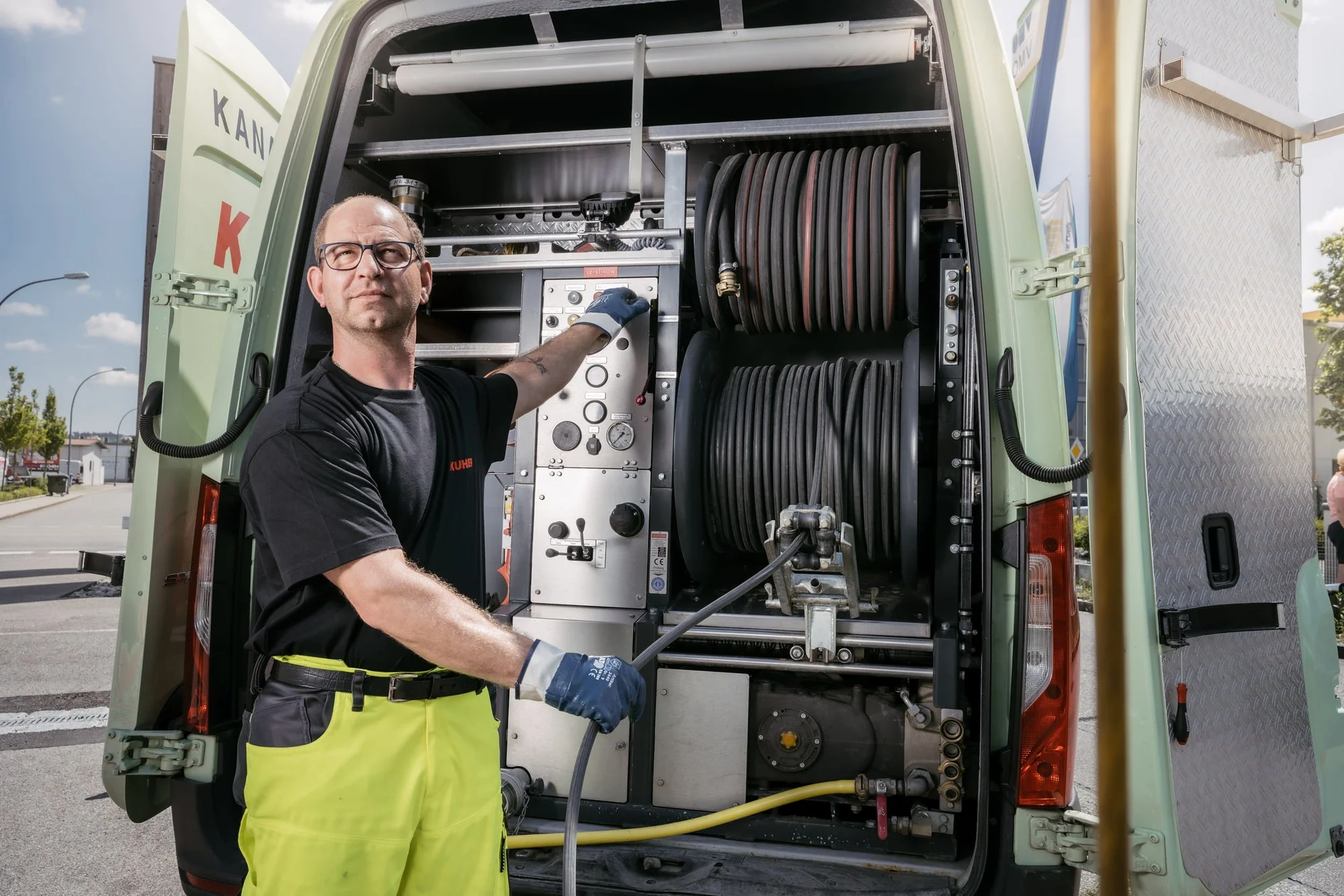 Saugbagger Neuwied bei Saugbaggerarbeiten